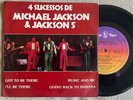 Michael Jackson & Jackson 5 EP 4 Track 1979 Picture Sleeve Unique Brazil