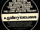 JFK Kennedy Assassination Gunshots Evidence Flexi-Disc 33 Gallery Magazine 1979