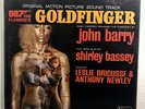 007 GOLDFINGER Soundtrack LP JOHN BARRY James Bond UNITED ARTISTS 1964 FLEMING