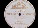 183g1. Nellie Melba - Lucia di Lammermoor-Part of Mad Scene - Victor Melba 95013