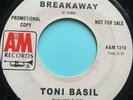 Northern Soul 45 Toni Basil-Breakaway-A&M Reissue