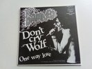 Damned - Don't cry wolf / One way love Blue vinyl 7