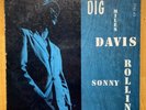 Miles Davis with Sonny Rollins Dig 1958 LP Vinyl Record Jazz Prestige LP 7012