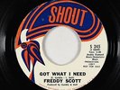 Funk Breaks 45 - Freddy Scott - Got What I Need - Shout - VG+ mp3
