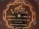 Victor 38541 Johnny Dodd's Orch HEAH' ME TALKIN'   1929  78 rpm JAZZ E+