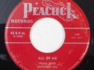 r&b jazz vocal 45 VALLI FORD All Of Me, He's My Kind Of Man PEACOCK VG+ HEAR