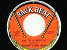 Northern Soul 45 - Jeanette Williams - All Of A Sudden - Back Beat - VG+ mp3