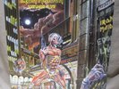 IRON MAIDEN - SOMEWHERE IN TIME LP 1986 1st Press w/ Message   NEAR MINT BEAUTY