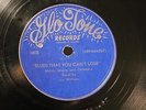 R&B MELVIN MOORE ORCH JOE WILLIAMS Blues That You Can't Lose GLO TONE 100  E+
