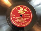 HOT JAZZ LOUIS ARMSTRONG Or Okeh 4678 Blue Turning Gray/OKEH LAUGHING RECORD E-