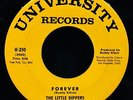 THE LITTLE DIPPERS Forever & Two By Four  Excellent Doo Wop 45 UNIVERSITY #U210