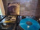 Metallica Blue Vinyl Record, Ride The Lightning,  Vinyl Excellent