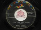 Vince Everett – Baby Let's Play House / Livin' High, 45 RPM G+ (EE)