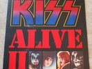 Kiss Alive II 1977 2 LP Vinyl Original W/ All Inserts Tattoos & Book NBLP 7076