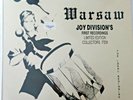 Warsaw Joy Division's First Recordings Limited Edition Collectors Item