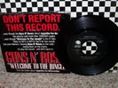 GUNS N' ROSES-Welcome To The Jungle-OR.RARE VG+/VG++ PROMO 45 & PICTURE SLEEVE