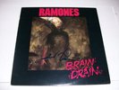 Signed Autographed Joey + Johnny Ramone Ramones Brain Drain LP Vinyl 1989 Sire