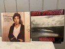 2 Two BRUCE SPRINGSTEEN Vinyl LPs Records Nebraska— Darkness On The Edge Of Town