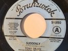 NORTHERN SOUL Tony Drake SUDDENLY / IT HURTS ME MORE Brunswick 45 rare