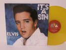 60s 70s ELVIS PRESLEY it's a sin 2015 UK Numbered Yellow Vinyl LP Mint