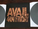 Avail 4AM Friday Live Bottom Hill silver 2xLP rare nofx Fat Wreck Jade Tree 12”