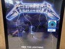 METALLICA RIDE THE LIGHTNING Limited Edition Electric Blue Vinyl w/ frame sealed