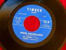DEL EDWARDS WHITE SNOWFLAKES RARE DIM DIM LIGHTS TIMBER 105  INSTRUMENTAL 45