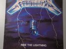 METALLICA RIDE THE LIGHTNING ELEKTRA 1984 LP COVER  ONLY NO VINYL