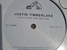 JUSTIN TIMBERLAKE - Can't stop the feeling. RCA 12' Promo. Rare signed  2016.