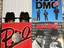 Run DMC Vinyl LP Album Lot: Debut, King Of Rock, Tougher Than Leather, Rock Box
