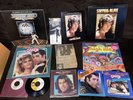 9 LP/45 John Travolta:Staying Alive Premier Ticket Promo,Grease,Saturday Night +