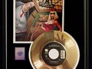 AEROSMITH LOVE IN AN ELEVATOR 45 RPM GOLD METALIZED RECORD RARE NON RIAA