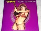 THE CRAMPS - BIKINI GIRLS WITH MACHINE GUNS - RARE UK SHAPED PICTURE DISC