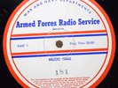King Cole Trio Music Hall Parts 1 & 2 AFRTS Military Transcription Record VG+