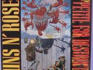 GUNS N' ROSES - APPETITE FOR DESTRUCTION - STICKER INSIDE - LP EUROPE 1987 EX/EX