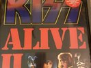 vintage kiss vinyl-SEALED KISS ALIVE ll W/HYPE STICKER/rare Aucoin