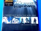 SAXON A NIGHT OUT WITH THE BOYS 2016 DOUBLE LIVE ALBUM GOLD VINYL SEALED