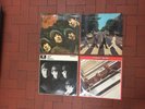 THE BEATLES 4 LPS- WITH THE BEATLES/RUBBER SOUL/ABBEY ROAD/THE BEATLES 1962-1966