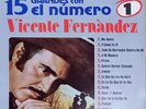 Vicente Fernandez Lp Vinyl 15 Grandes Con El Numero Uno 1985 CBS