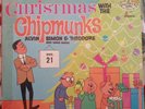 Alvin, Simon & Theodore CHRISTMAS WITH THE CHIPMUNKS Holiday Music used VINYL LP