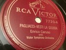 ENRICO CARUSO PAGLIACCI/MARTA 78 RPM 12