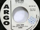 LULU REED w/Group 45 Anything To Say You're mine ARGO doowop MINT-   #2486