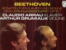 HOLLAND 1976 CLASSICAL LP BEETHOVEN CLAUDIO ARRAU, ARTHUR GRUMIAUX  PIANO VIOLIN