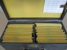 Portable VINTAGE 45 Record STORAGE CASE WITH 100+ Records By Various Artists