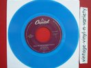 Beatles  RARE ( WHILE MY GUITAR GENTLY WEEPS ) MINT/NEW  BLUE VINYL 45  HARRISON