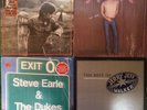 John Cougar Mellencamp, Steve Earle, Jerry Jeff Walker, LP Records (4) Scarecrow