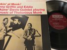 RARE 1961 JOHNNY GRIFFIN & EDDIE LOCKJAW DAVIS LOOKIN' AT MONK VG+ JAZZLAND BOP