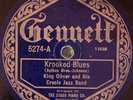 Gennett 5274 KING OLIVER CREOLE JAZZ BAND Alligator Hop  1923 78 rpm jazz  Rare