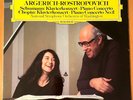ARGERICH / Rostropovich - Schumann & Chopin PIANO CTO's DGG 1978 LP  RARE NM-