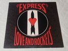 LOVE AND ROCKETS EXPRESS LP RECORD NM VINYL 1ST PRESSING 1986 BIG TIME 6011-1-B